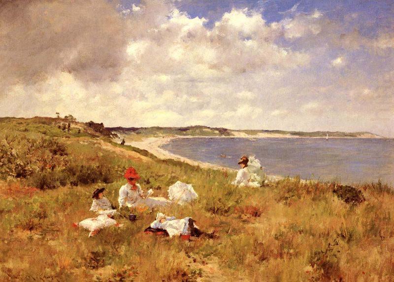 William Merritt Chase Idle Hours china oil painting image